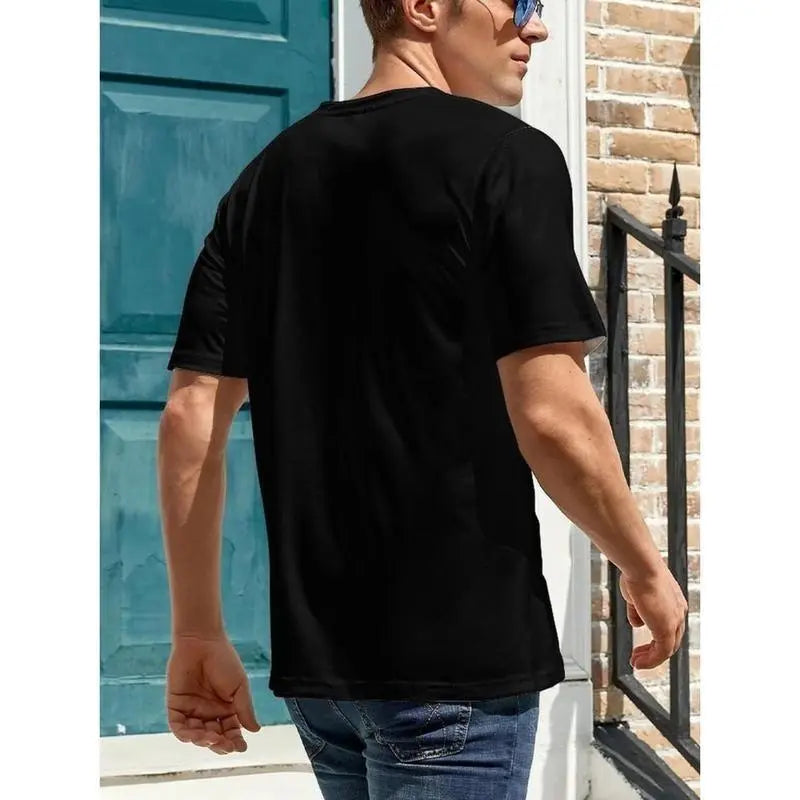 Men's 2A Patriot Pro-Gun Graphic T-Shirt - Seamless 100% Cotton Round Neck Short Sleeve Streetwear Top, Soft Easy Care Machine Washable All Seasons Menswear
