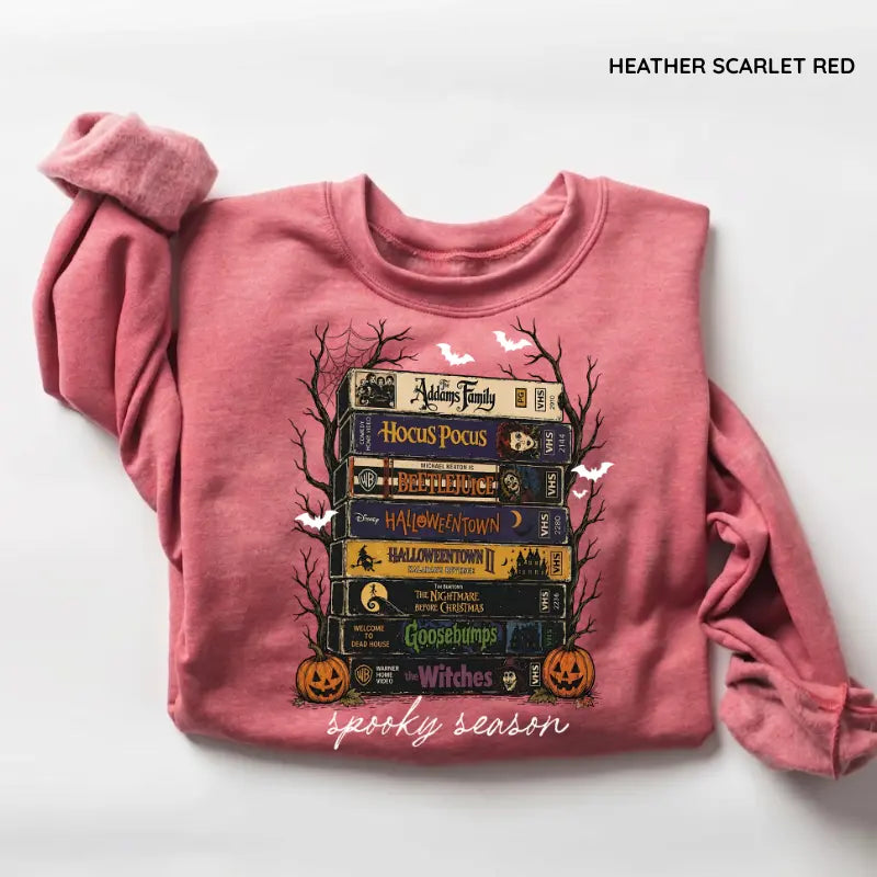 Vintage Halloween Movie Sweater, Retro Spooky Season Sweatshirt, Horror Film Graphic Pullover, Scary Movie Lover Crewneck, Halloween Gift