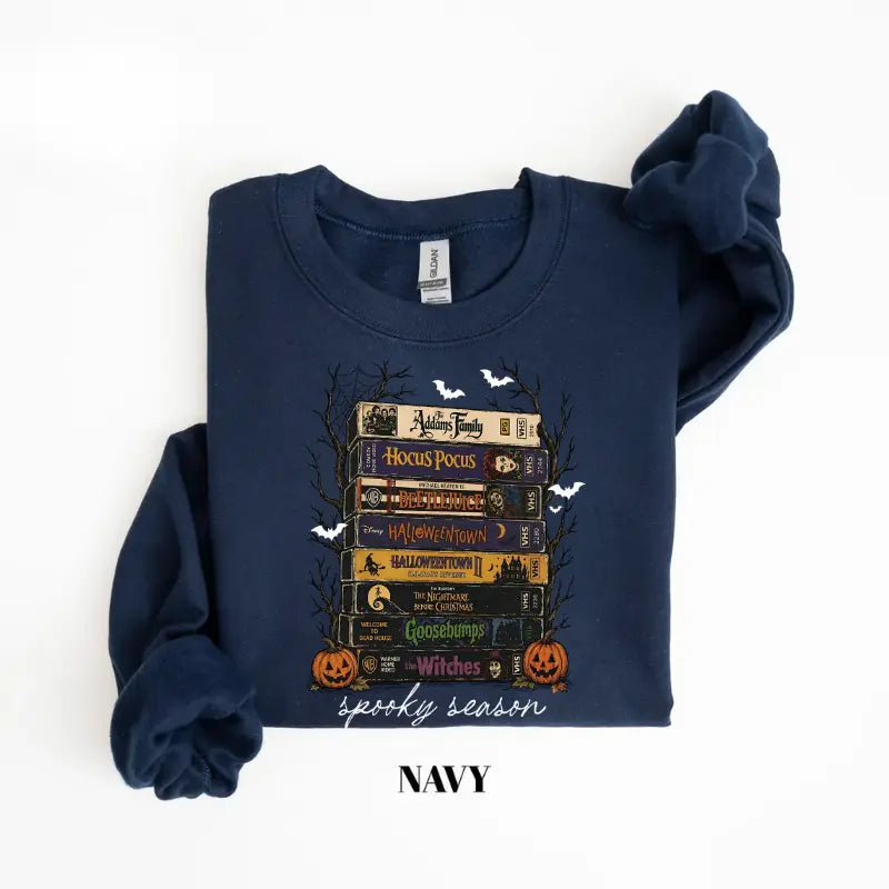 Vintage Halloween Movie Sweater, Retro Spooky Season Sweatshirt, Horror Film Graphic Pullover, Scary Movie Lover Crewneck, Halloween Gift